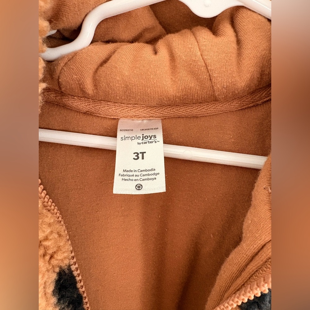 EUC Carter’s Simple Joys Thick Teddy Coat - Picture 4 of 7